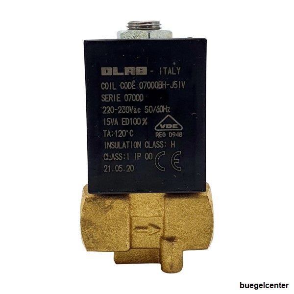 Magnetventil OLAB 7000, 2/2 Wege, G1/4 Zoll , 230V, 24V/AC, 24V/DC - Sockelbefestigung
