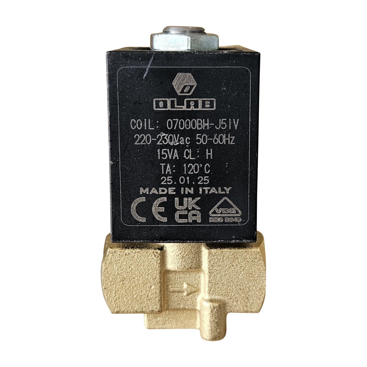 OLAB solenoid valve 2/2 way 230V for Saeco Magic Comfort type SUP 012DE