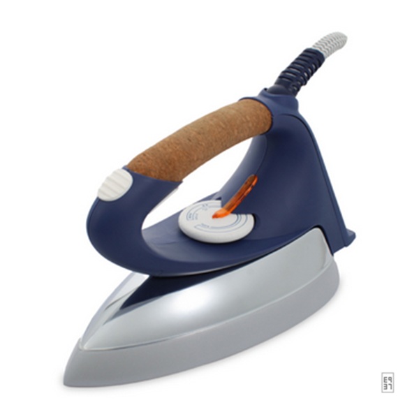 Semi-Professional DeLonghi Dampfbügeleisen mit Korkgriff für Dampfbügelstationen