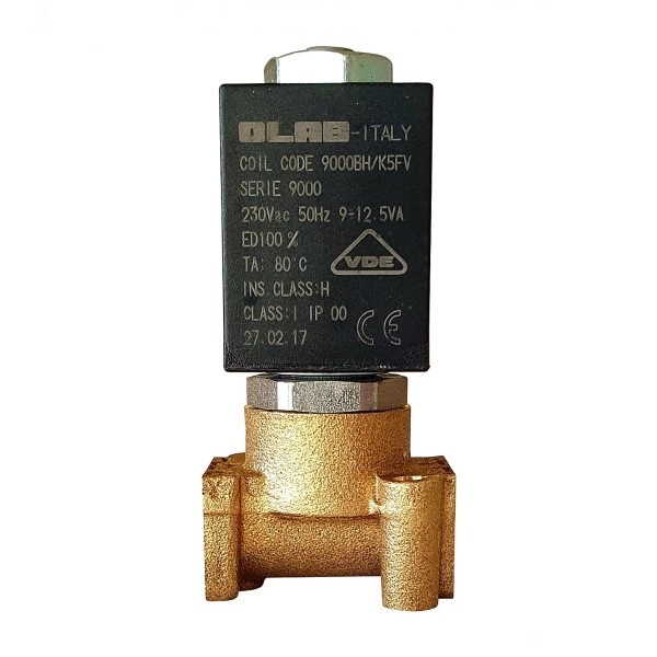 OLAB 9000 Magnetventil 230V oder 24V DC für  Kaffee, Espressomaschinen kombatibel mit ODE Magnetven