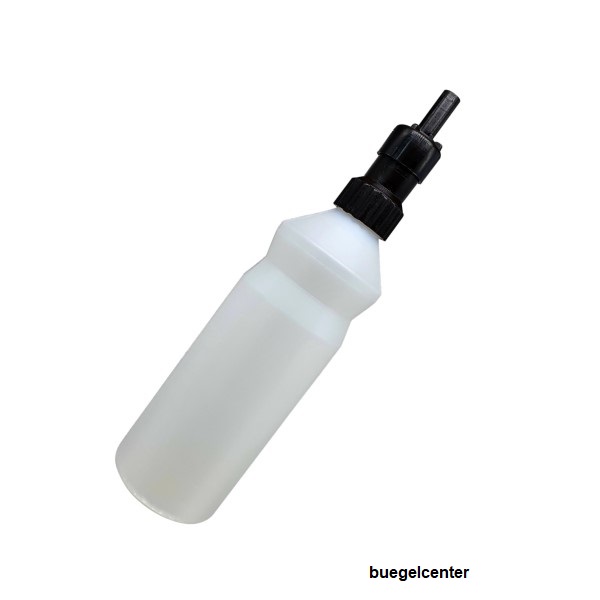 Wasser-Einfuellflasche_gedreht Wasser Einfüllflasche 0,8 L Füllflasche für Dampfstationen und Dampfreiniger Wasserboiler