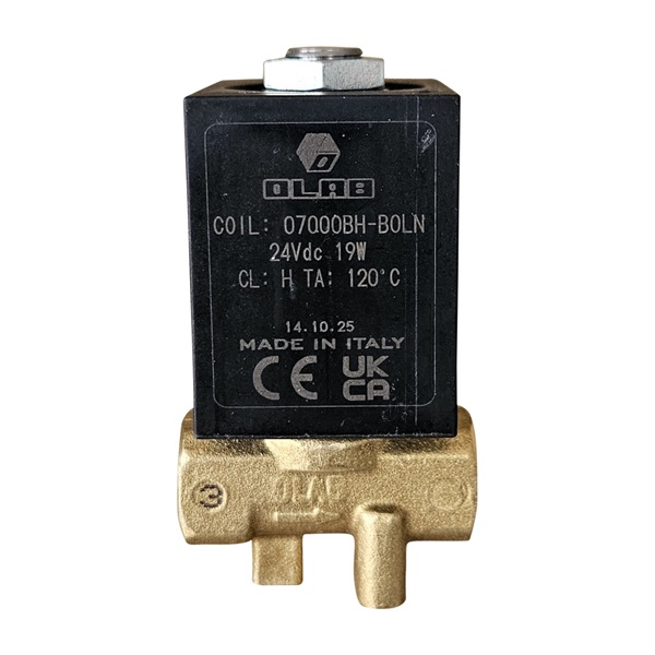 Magnetventil Olab 7000 2/2 Wege G1/8 Innengewinde 230V 24V/AC 24V/DC 