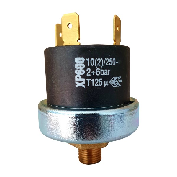 XP600_2-6bar Druckschalter Mater XP600 G1/4“, 2,0-6,0bar einstellbar, Voreinstellung 4,0bar