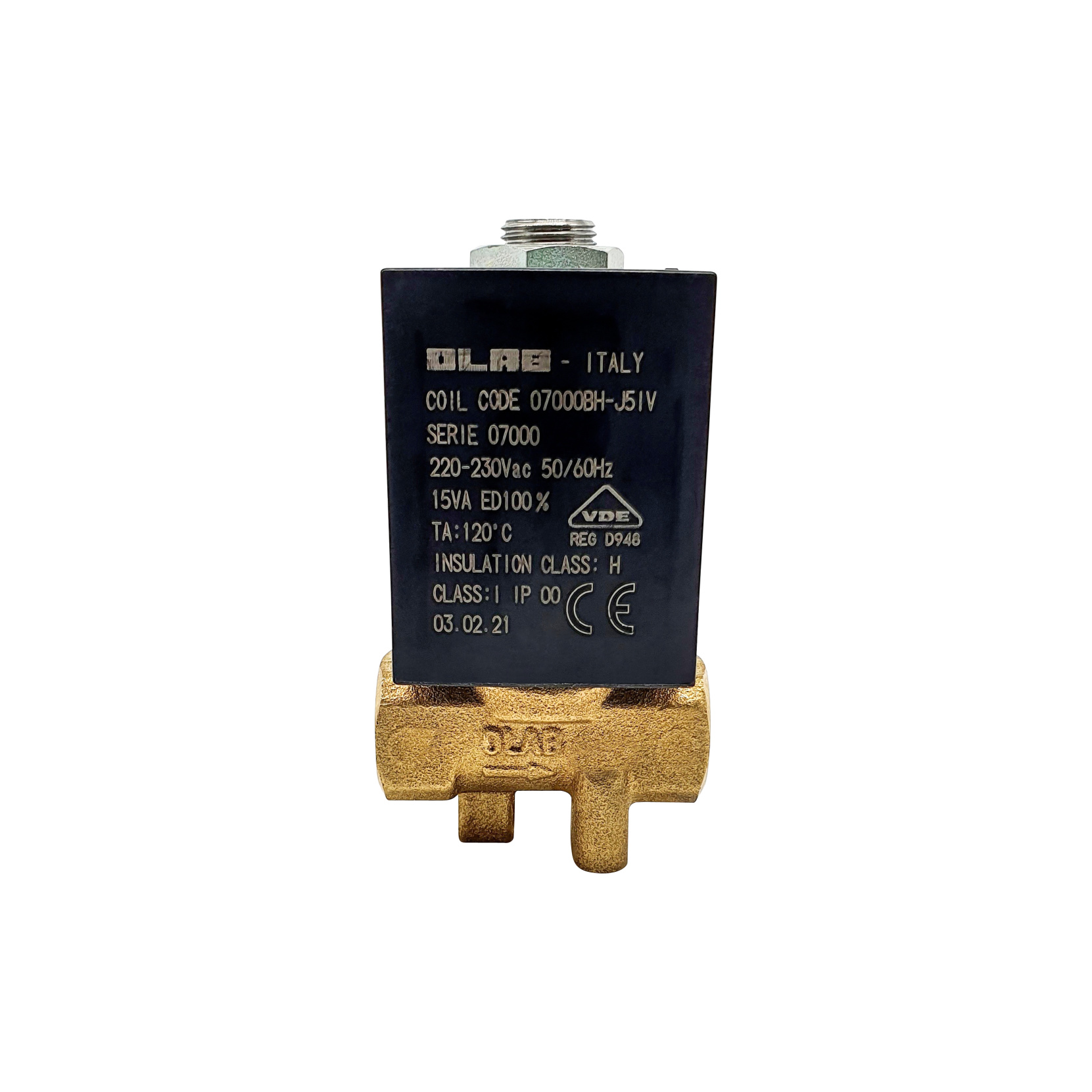 Magnetventil Olab 7000 Innengewinde G1/8 230V 24V/AC 24V/DC 