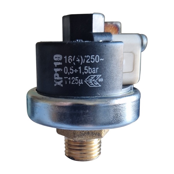 Druckschalter XP110 0,5-1,5 bar Gewinde 1/4 Zoll Druckschalter XP110 0,5-1,5 bar Gewinde 1/4 Zoll