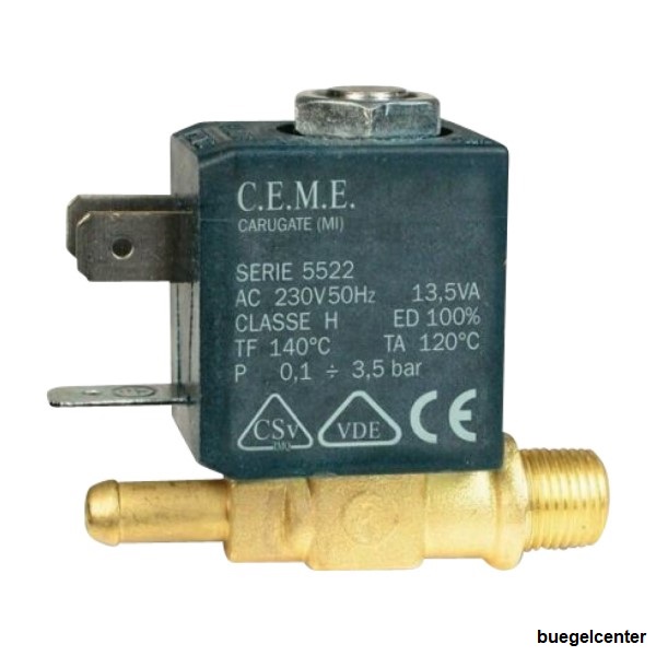 Ceme-5522-Magnetventil-230V CEME 5522 Magnetventil G1/8 Zoll oder Magnetventil OLAB 6000BH-K5FV 230V/50Hz