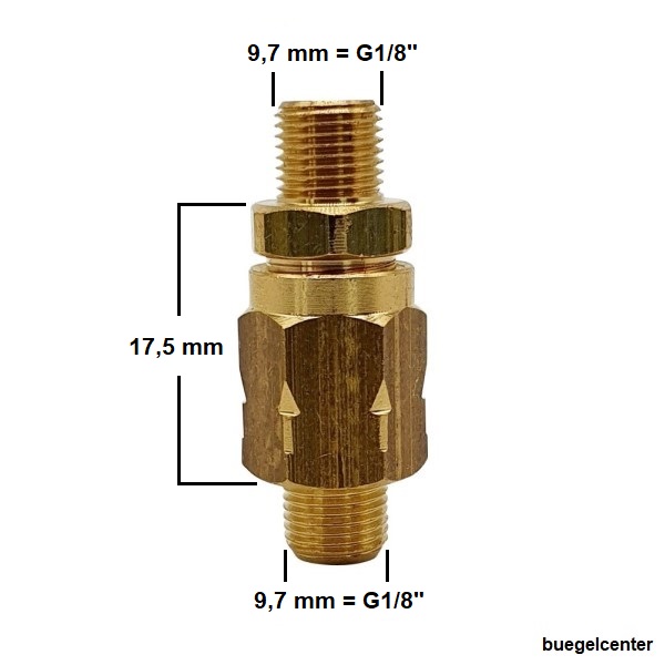 Rueckschlagventil-1_8-Zoll-bis-5-5bar Rückschlagventil G1/8", bis 5,5bar
