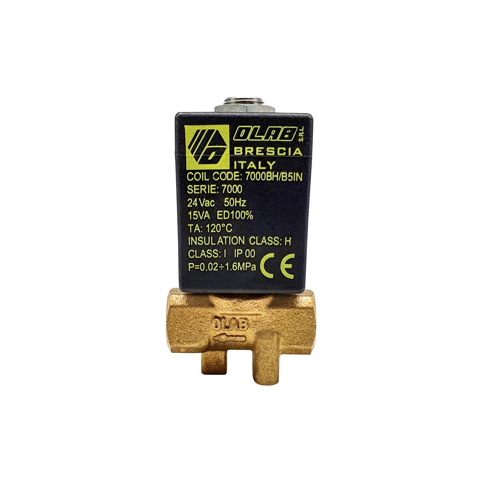 Magnetventil Olab 7000 2/2 Wege G1/8 Innengewinde 
