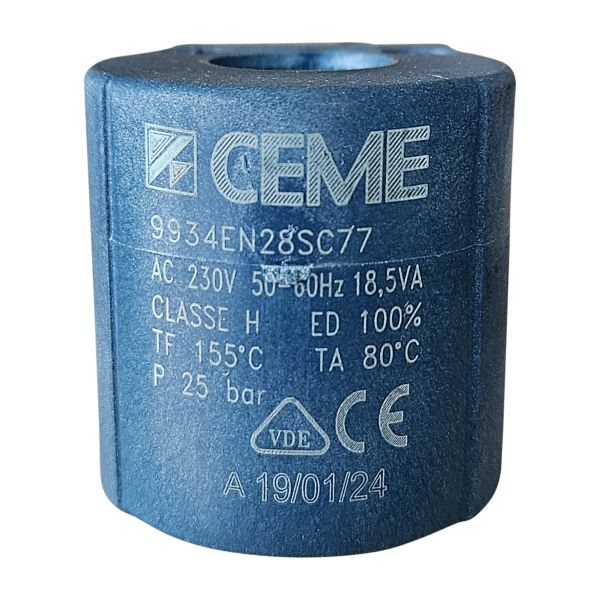 20240909_182647 CEME Magnetspule C77 230V für Konvektionsofen, Wasser, Dampf, Luft
