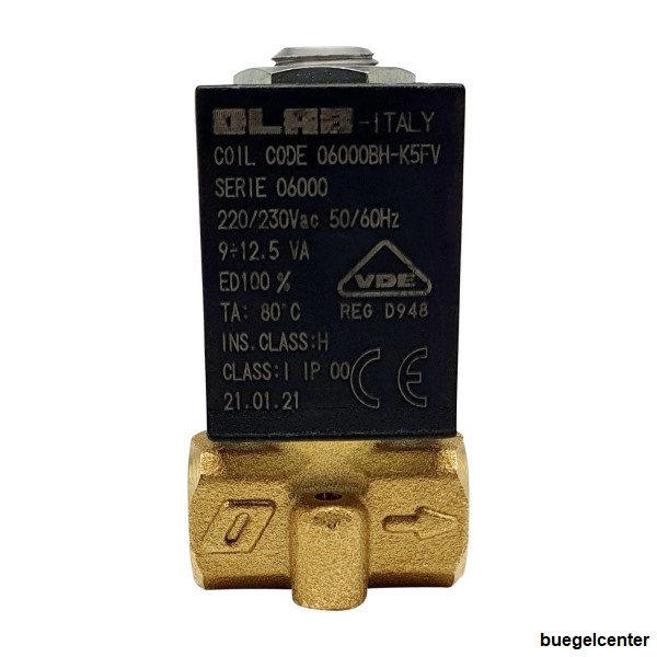 Olab-6000-230V Magnetventil OLAB 6000-9000,  230V - 24V/AC - 24V/DC,  2/2 Wege