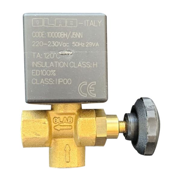 Magnetventil OLAB 10000 2 Wege 1/4 Zoll 230V /29VA mit Dampfregulierung