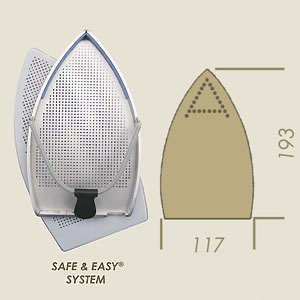 300x300 Teflonsohle Länge 193 mm  Breite 117 mm